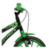 BICICLETA ATHOR LUX A10 ARO 16 NEGRO/VD - Imagen 2